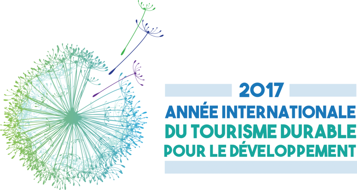 Logo de l'année Internationale du tourisme durable